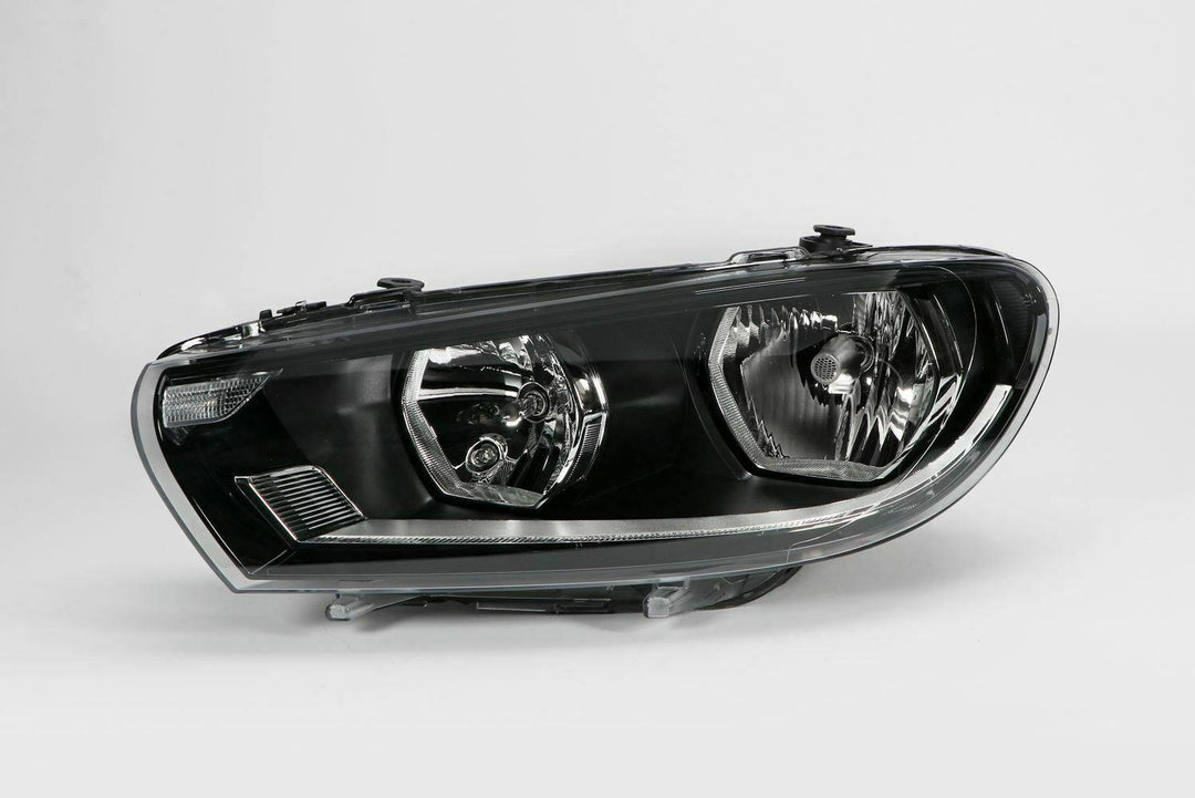 VW SCIROCCO 2014 – 2017 FRONT HALOGEN HEADLIGHT BLACK INNER PASSENGER SIDE LEFT