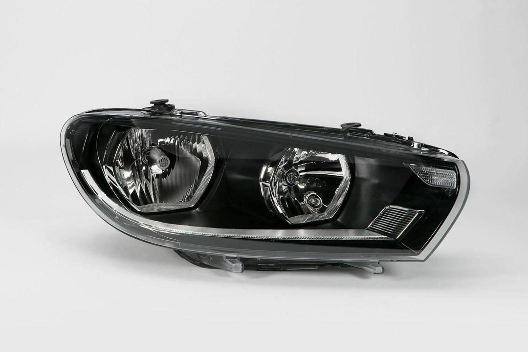 VW SCIROCCO 2014 – 2017 FRONT HALOGEN HEADLIGHT BLACK INNER DRIVER SIDE RIGHT