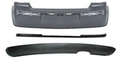VW POLO 2002 - 2009 REAR BUMPER PRIMED AND LOWER SPOLIER  5 DOOR COMPLETE