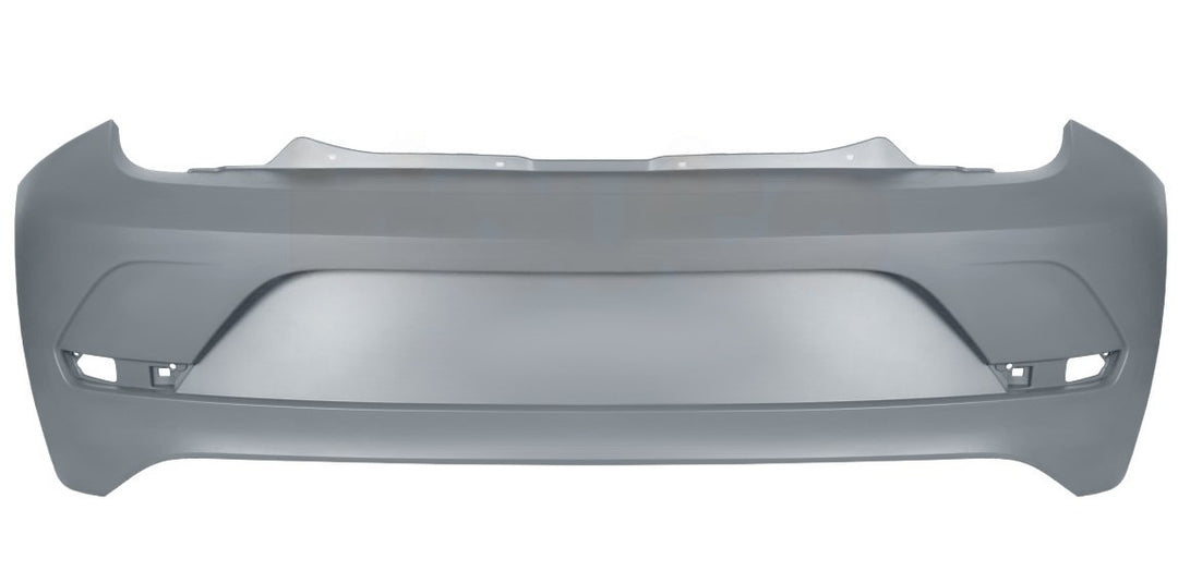 VW UP 2016 - 2023 REAR BUMPER PRIMED WITHOUT PARKING SENSOR HOLES 1S6807421ABGRU