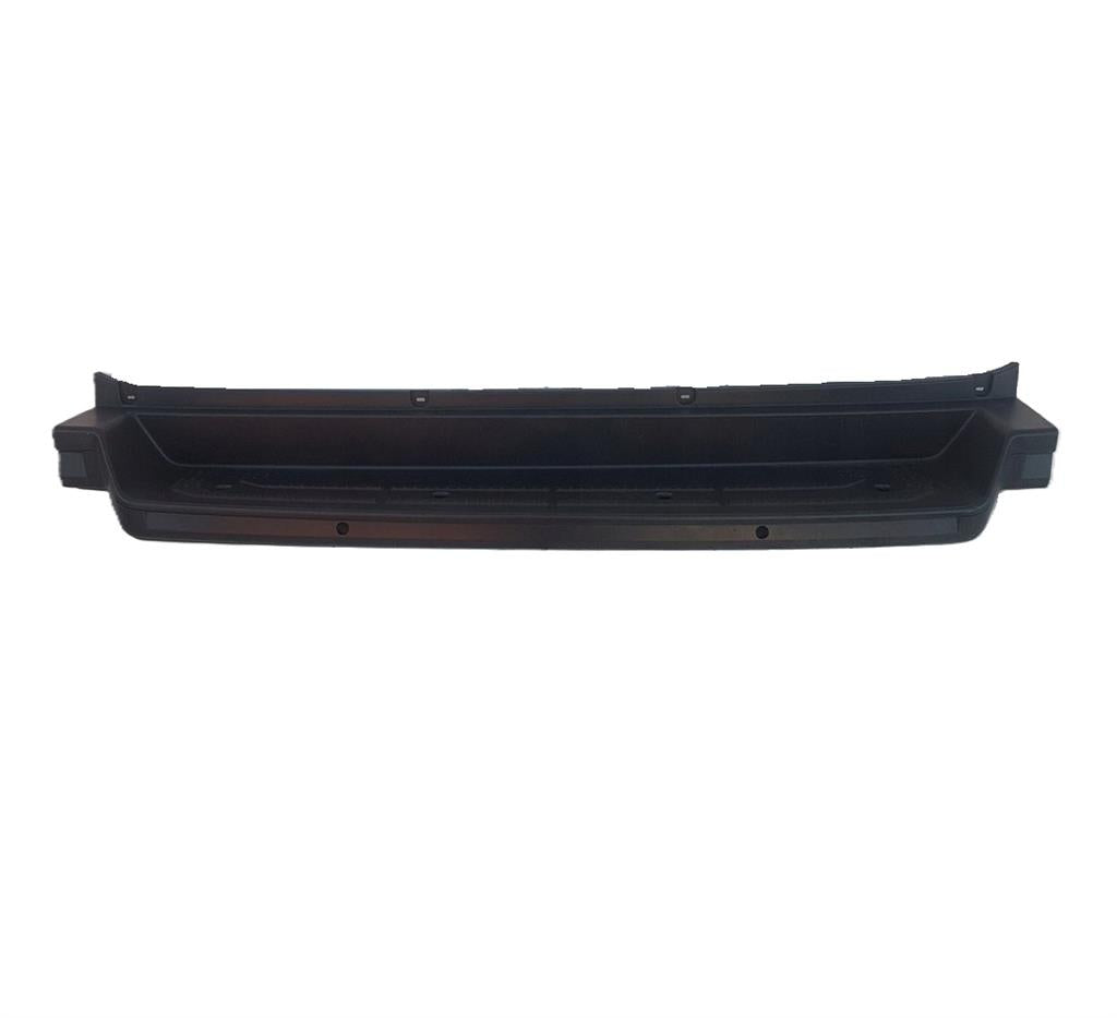 MAN TGE 2017 ON REAR BUMPER  PLASTIC STEP COVER TEXTURED BLACK WITH PDC HOLES