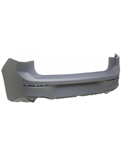 VW GOLF MK8 2020 ON REAR BUMPER PRIMED WITHOUT PARKING SENSORS STANDARD MODELS