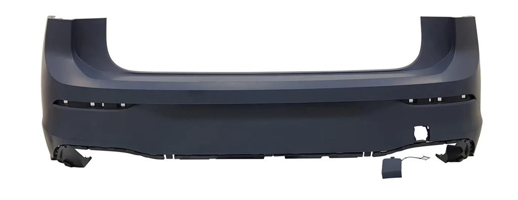 VW GOLF MK8 2024 ON GTI MODELS REAR BUMPER PRIMED WITHOUT PARKING SENSOR HOLES