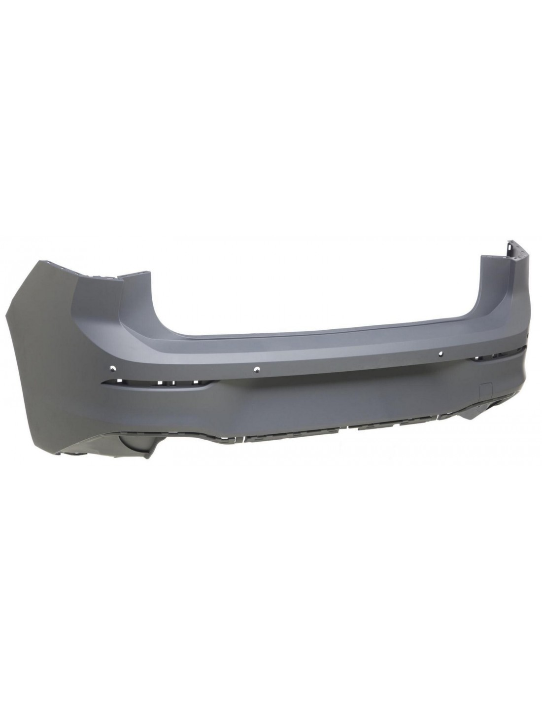 VW GOLF MK8 2020 ON REAR BUMPER PRIMED WITH PARKING SENSORS STANDARD MODELS ONLY