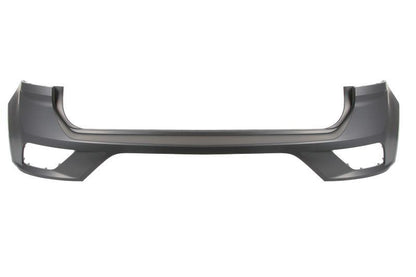 VW T - ROC 2017 - 2022 REAR BUMPER UPPER SECTION PRIMED WITH 2 PDC HOLES