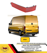 MAN TGE 2018 ONWARDS REAR BUMPER LIGHT REFLECTOR CORNER LIGHT FOG LEFT SIDE