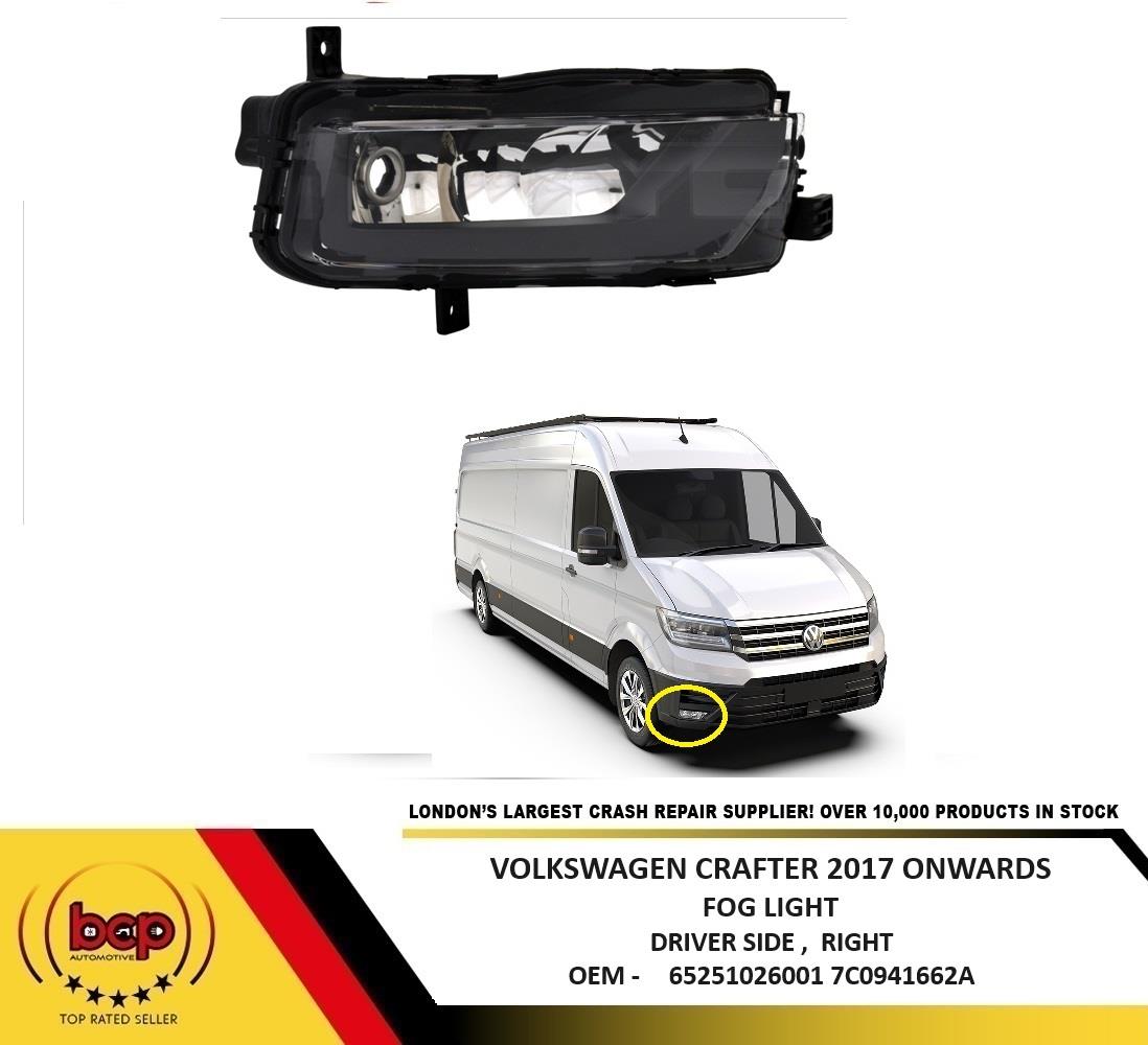 VOLKSWAGEN CRAFTER 2017 ON FRONT FOG LIGHT LAMP STOP LAMP RIGHT DRIVERS OFFSIDE