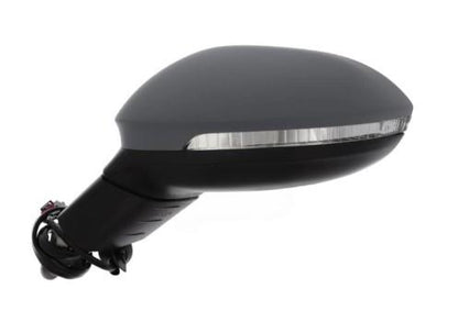 VW GOLF MK8 2020 - 2025 DOOR MIRROR ELECTRIC HEATED PRIMED INDICATOR PASSENGERS
