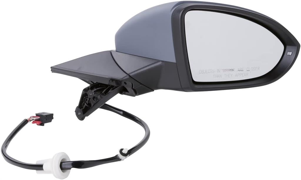 VW GOLF 2013 – 2020 DOOR MIRROR PRIMED ELECTRIC HEATED FOLDING PUDDLE LAMP LEFT