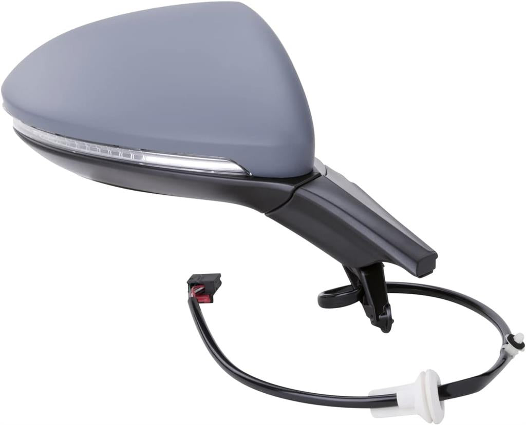 VW GOLF 2013 – 2020 DOOR MIRROR PRIMED ELECTRIC HEATED FOLDING PUDDLE LAMP LEFT