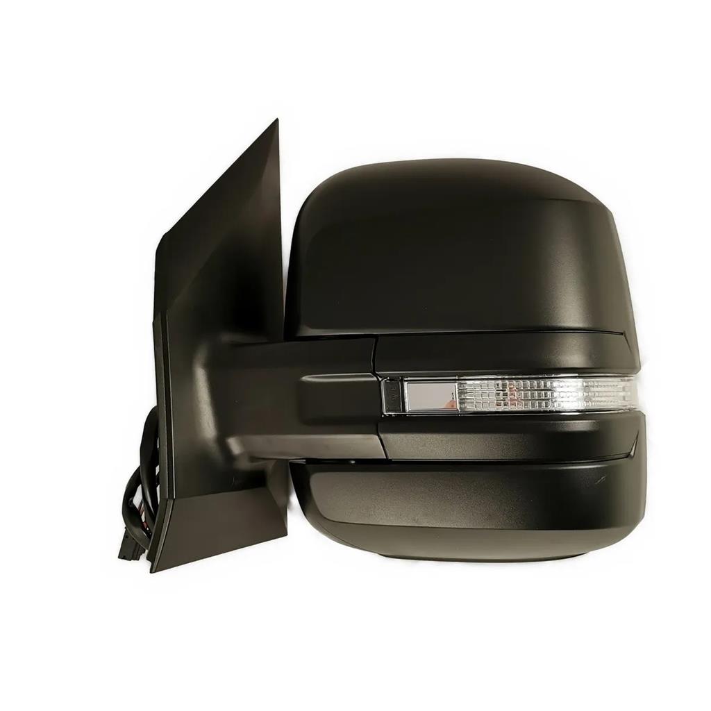 MAN TGE 2018 ONWARD DOOR WING MIRROR MANUAL BLACK PASSENGERS LEFT WITH INDICATOR