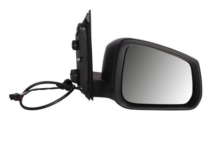 VW CADDY 2021 ON DOOR WING MIRROR ELECTRIC HEATED NO POWERFOLD BLACK DRIVER SIDE