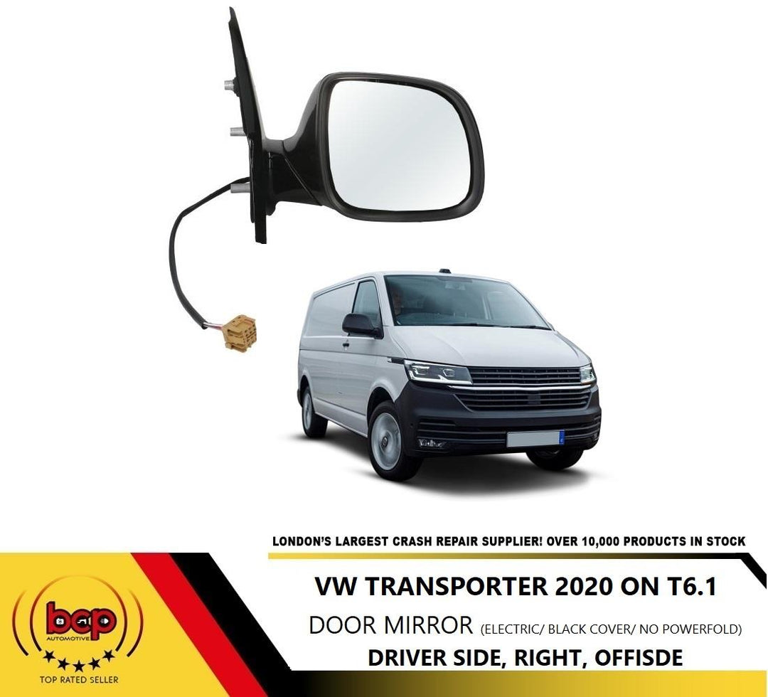 VW TRANSPORTER T6.1 DOOR WING MIRROR 2020 ONWARDS ELECTRIC RIGHT DRIVER SIDE