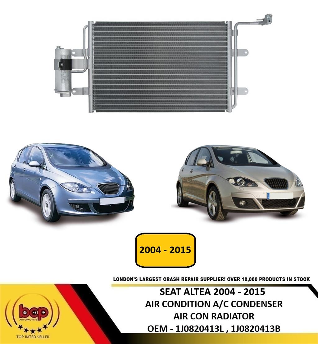 SEAT ALTEA 2004 - 2015 AIR CONDITION CONDENSER AIR CON A/C RADIATOR 1J0820413L