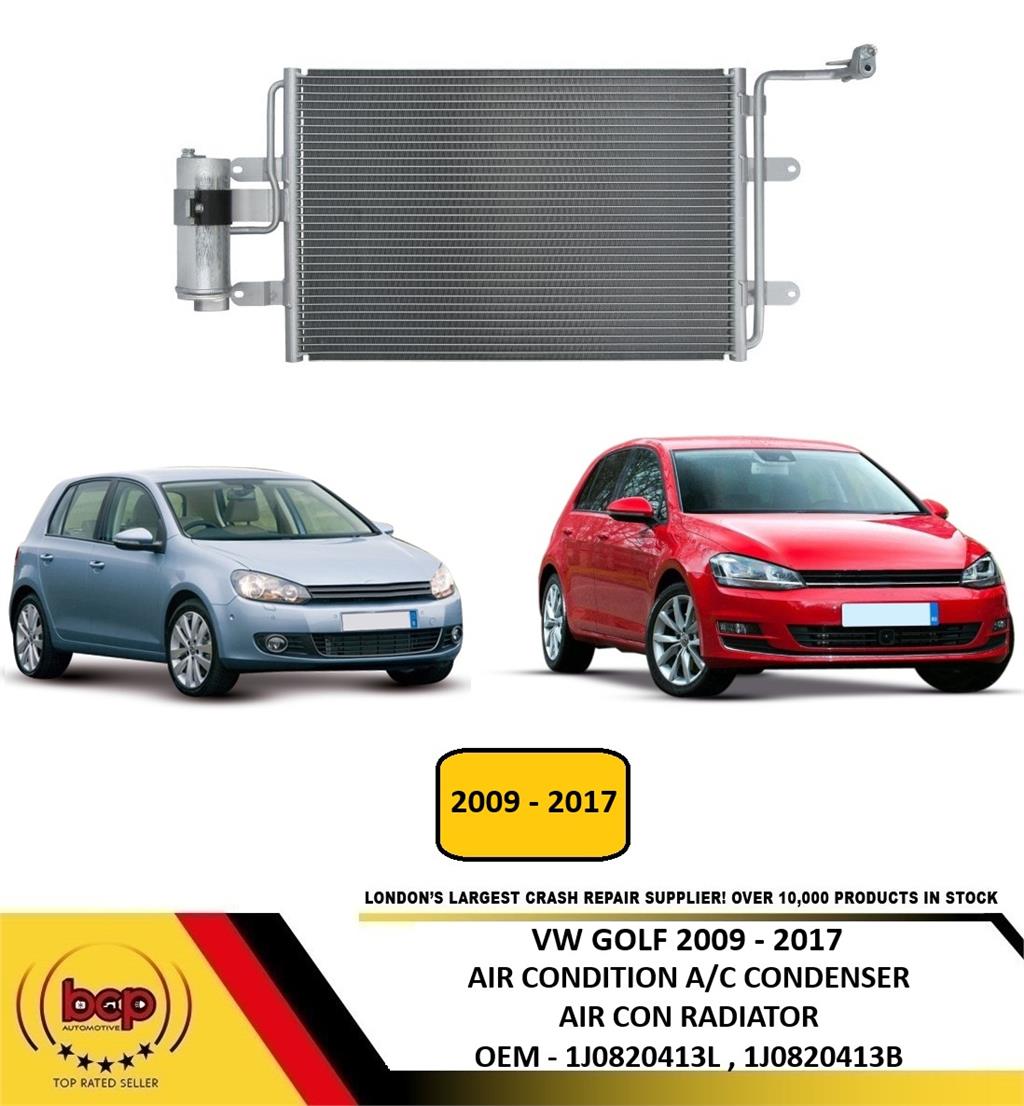 VW GOLF 2009 - 2017 AIR CONDITION CONDENSER AIR CON A/C RADIATOR 1J0820413N