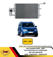 VW TOURAN 2003 - 2007 AIR CONDITION CONDENSER AIR CON A/C RADIATOR 1J0820413N
