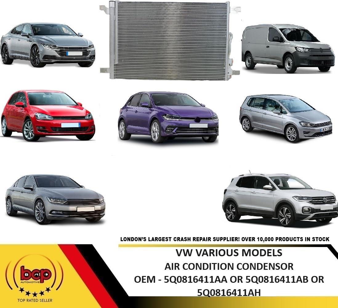 VW POLO 2017 ON MK8 GOLF PASSAT AIR CONDITION CONDENSOR VARIOUS MODELS