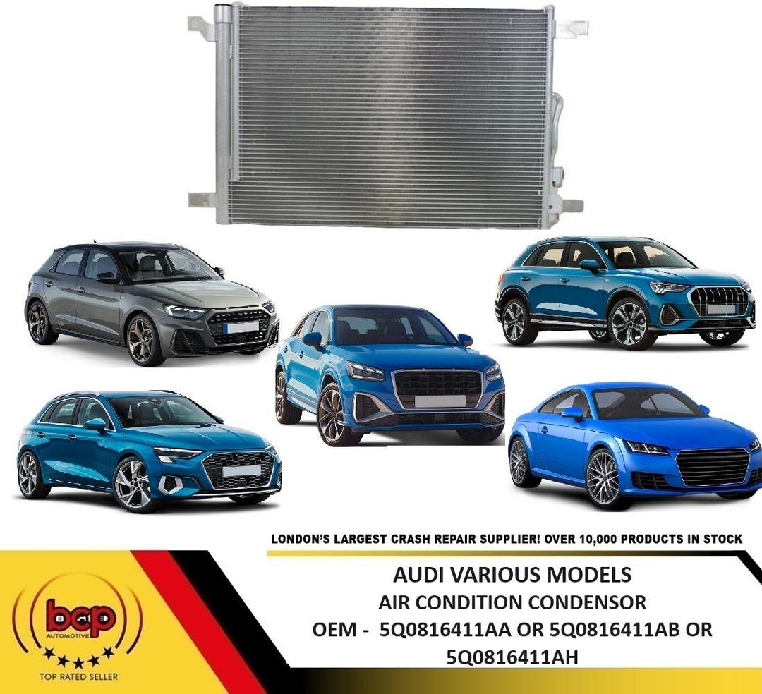 AUDI A1 A3 A4 A5 TT 2017 ON AIR CONDITION CONDENSOR AC RADIATOR WITH DRYER