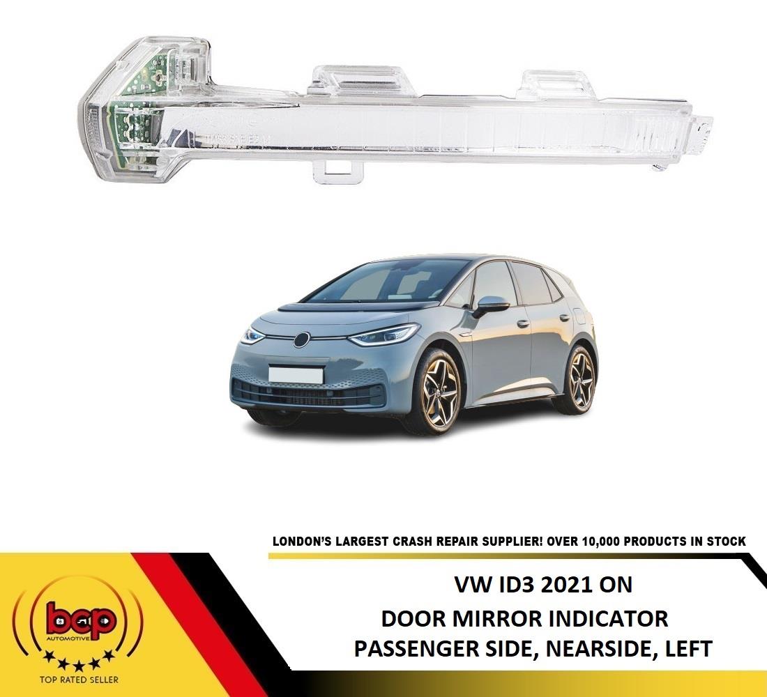 VW ID3 2021 ONWARDS DOOR MIRROR INDICATOR REPEATER LIGHT FLASHER LEFT PASSENGERS