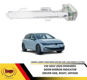 VW GOLF 2020 ON MK8 DOOR MIRROR INDICATOR REPEATER LIGHT FLASHER RIGHT DRIVER