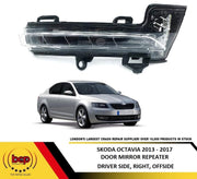 SKODA OCTAVIA 2013 - 2017 DOOR MIRROR INDICATOR LED FLASHER LAMP LIGHT RIGHT DRIVER SIDE