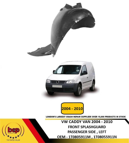 VW CADDY 2004 - 2010 FRONT WING SPLASHGUARD LEFT PASSENGER SIDE INNER WHEEL ARCH