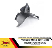 VW GOLF MK 7.5 2017 - 2020 FRONT WING SPLASHGUARD FENDER LINER MUD FRONT RIGHT