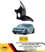 Load image into Gallery viewer, VW GOLF MK8 2020 – 2024 FRONT WING SPASHGUARD FRONT PART SECTION PASSENGER LEFT
