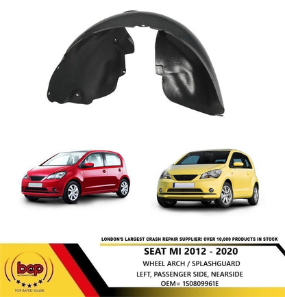 SEAT Mii 2012 - 2019 SPLASHGAURD ARCHLINER INNER WING TRIM PASSENGER LEFT