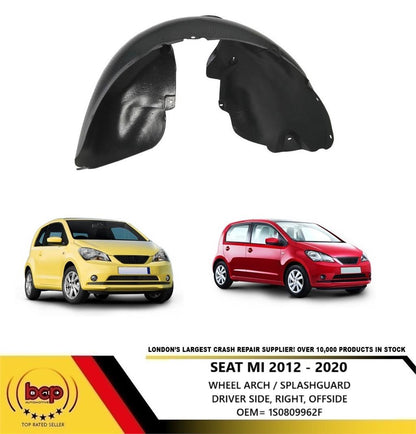 SEAT MII 2012 - 2020 FRONT WING FENDER PRIMED PASSENGER SIDE LEFT NEW