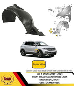 Load image into Gallery viewer, VW T-CROSS 2019 - 2024 FRONT SPLASHGUARD WHEEL LINER DRIVER RIGHT 2GM805912A
