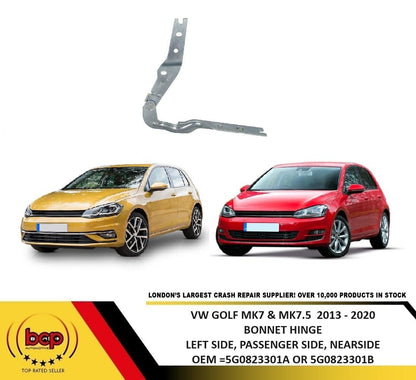 VW GOLF MK 7.5 2017 - 2020 BONNET HINGE LEFT PASSENGER SIDE HOLDER 5G0823301A