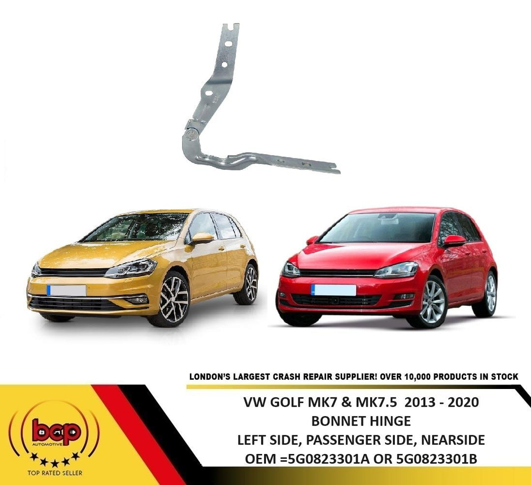 VW GOLF MK 7 2012 - 2020 BONNET HINGE LEFT PASSENGER SIDE HOLDER 5G0823301A