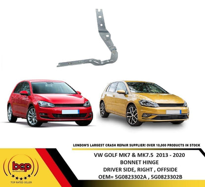 VW GOLF MK 7 2012 - 2020 BONNET HINGE RIGHT DRIVERS SIDE HOLDER 5G0823302A