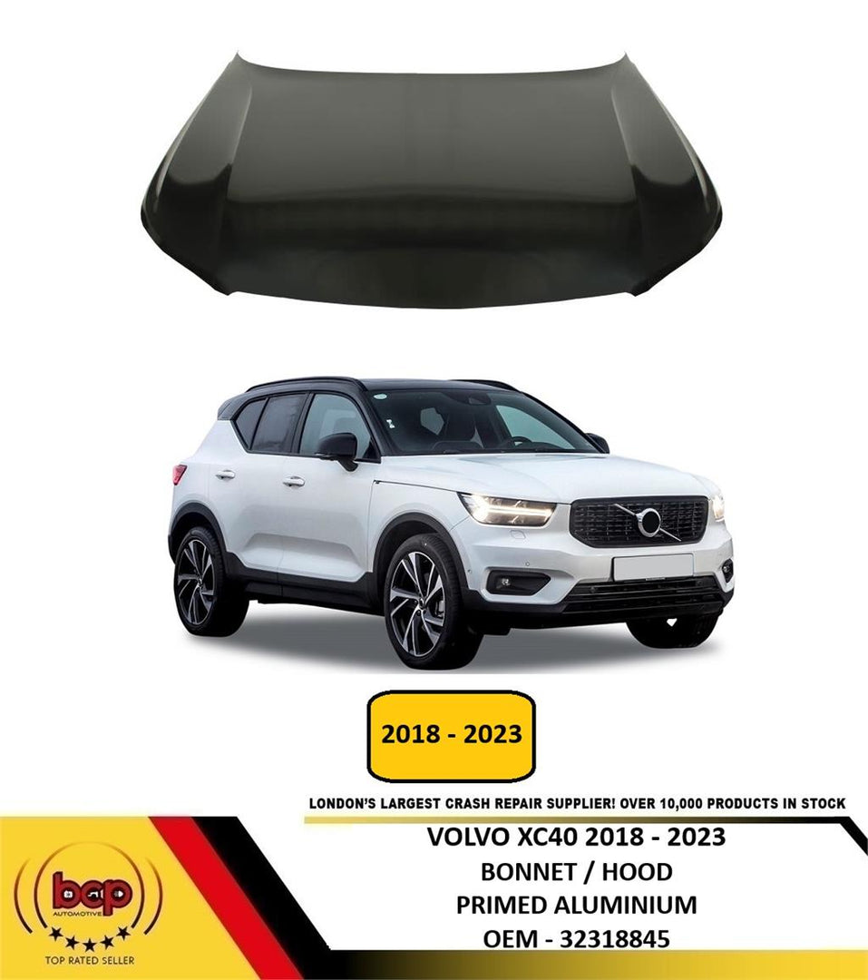 VOLVO XC40 2018 - 2023 BONNET HOOD PRIMED ALUMINIUM NEW 32318845