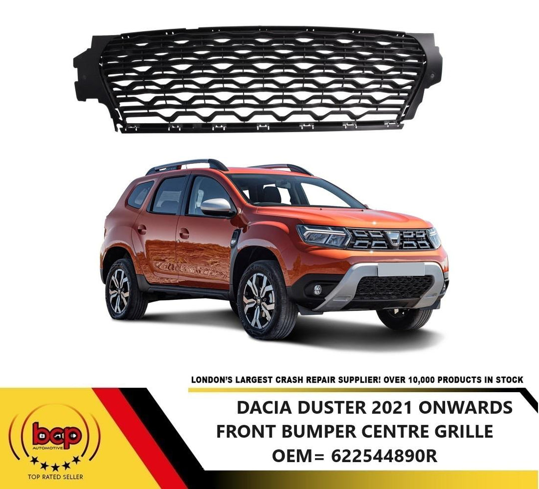 DACIA DUSTER 2021 ONWARDS FRONT BUMPER CENTRE GRILLE 622544890R