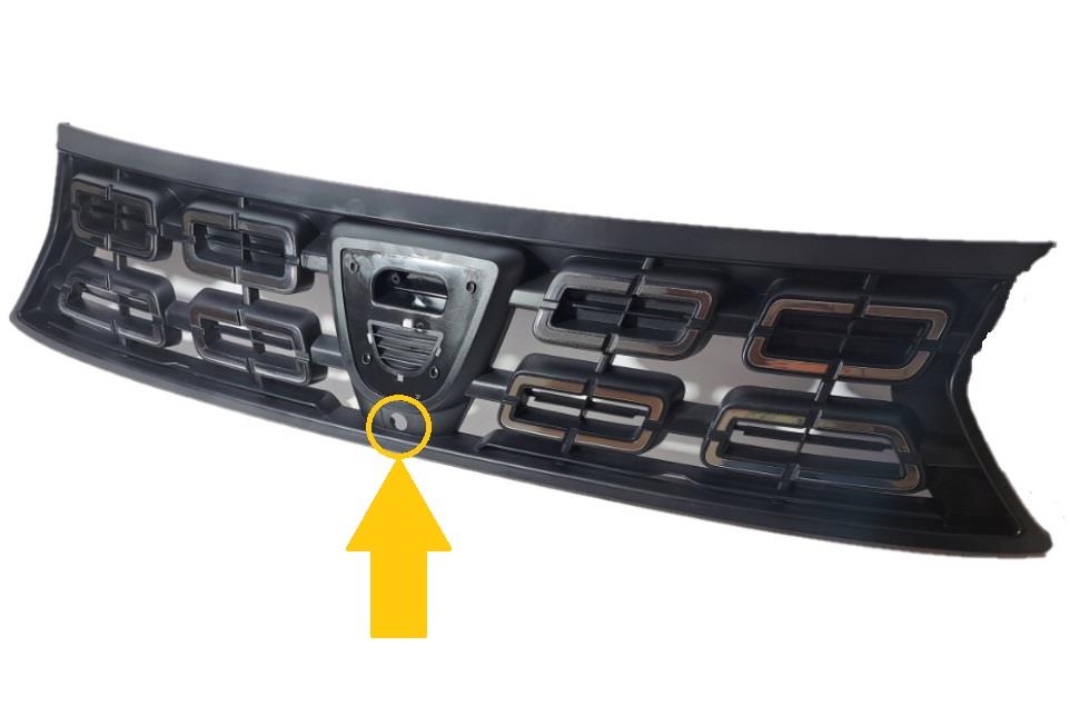 DACIA DUSTER 2021 ONWARDS FRONT MAIN GRILLE WITH CAMERA HOLE 623103440R
