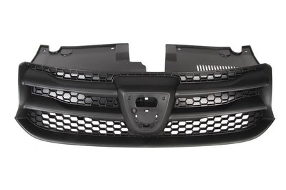 DACIA SANDERO STEPWAY 2013–2017 FRONT BUMPER UPPER CENTRE RADIATOR GRILLE BLACK
