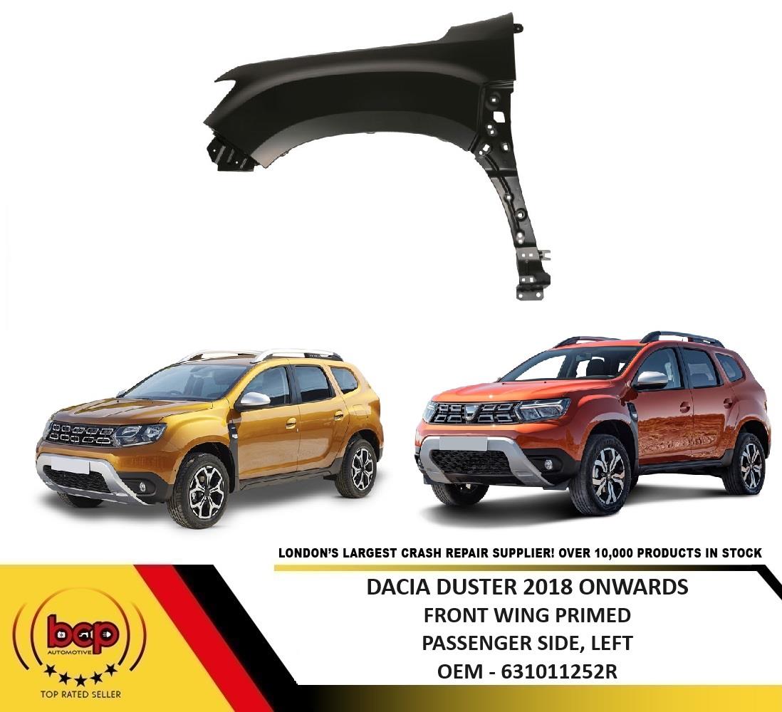DACIA DUSTER 2018 - 2024 FRONT WING PASSENGER SIDE FENDER PANEL LEFT 631011252R