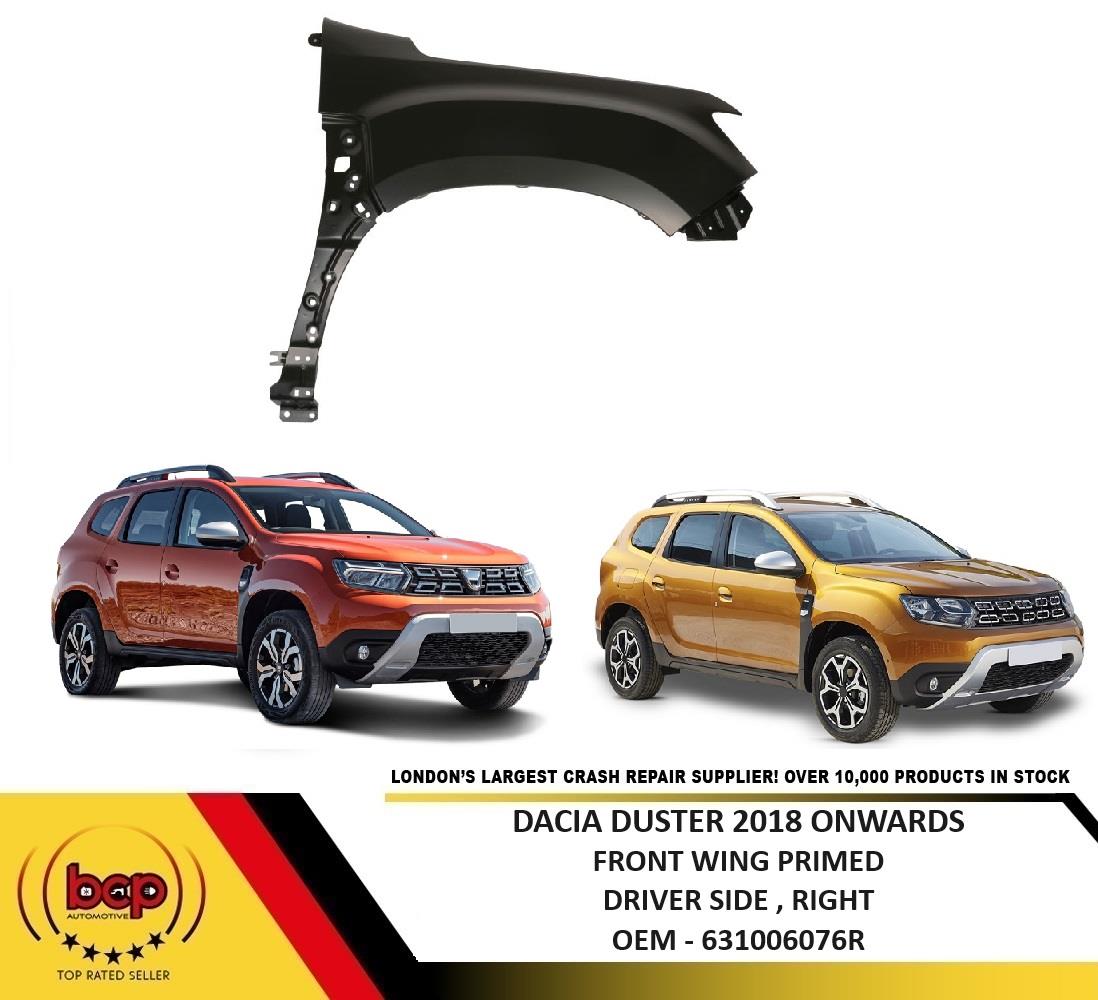 DACIA DUSTER 2018 - 2024 FRONT WING DRIVER SIDE FENDER PANEL RIGHT 631006076R