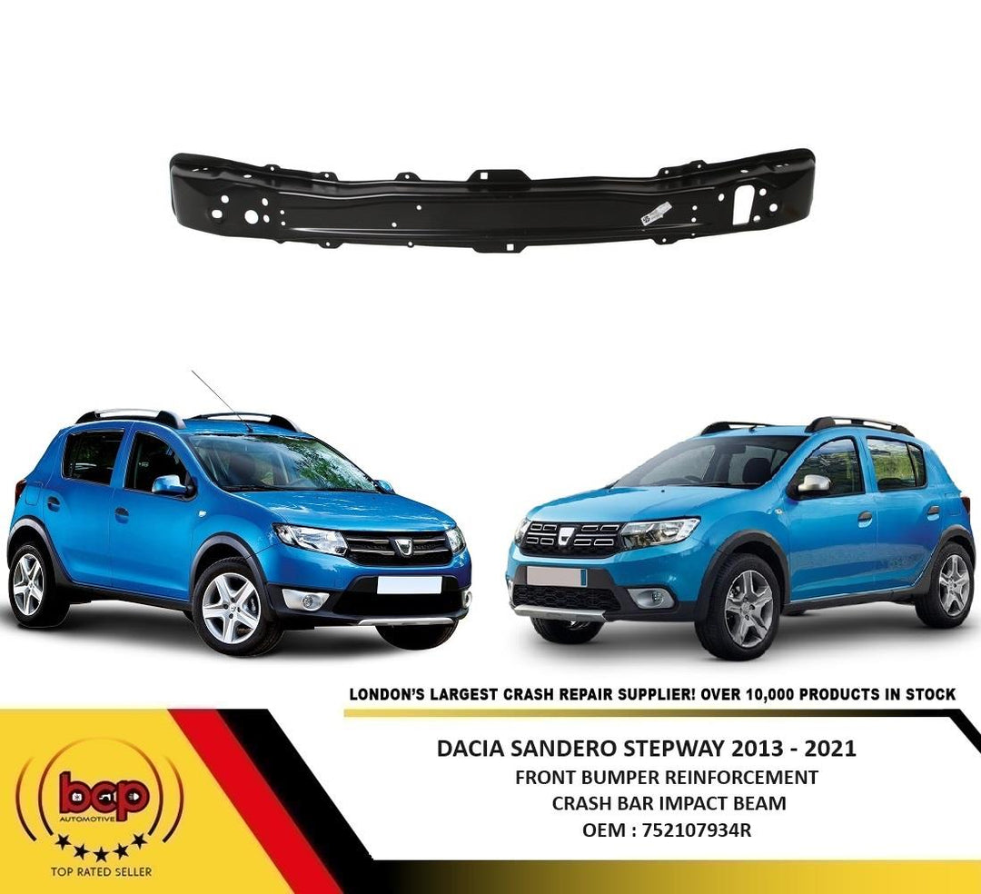 DACIA SANDERO STEPWAY 2013 – 2021 FRONT BUMPER REINFORCEMENT CRASH BAR BEAM