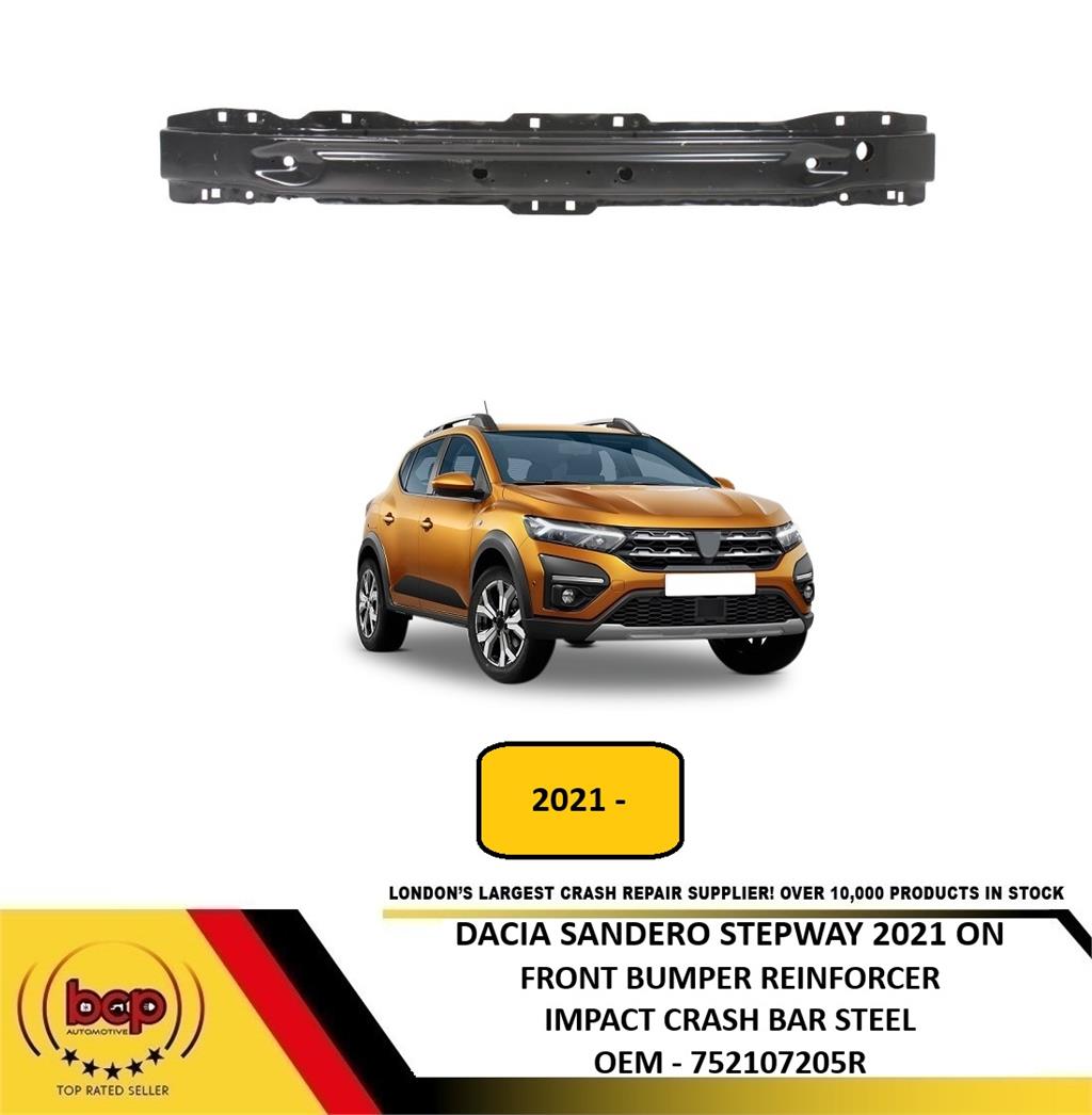 DACIA SANDERO STEPWAY 2021 ON FRONT BUMPER REINFORCER IMPACT BAR 752107205R