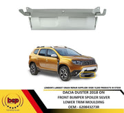DACIA DUSTER 2018 ON FRONT BUMPER SPOILER SILVER LOWER TRIM 620843273R
