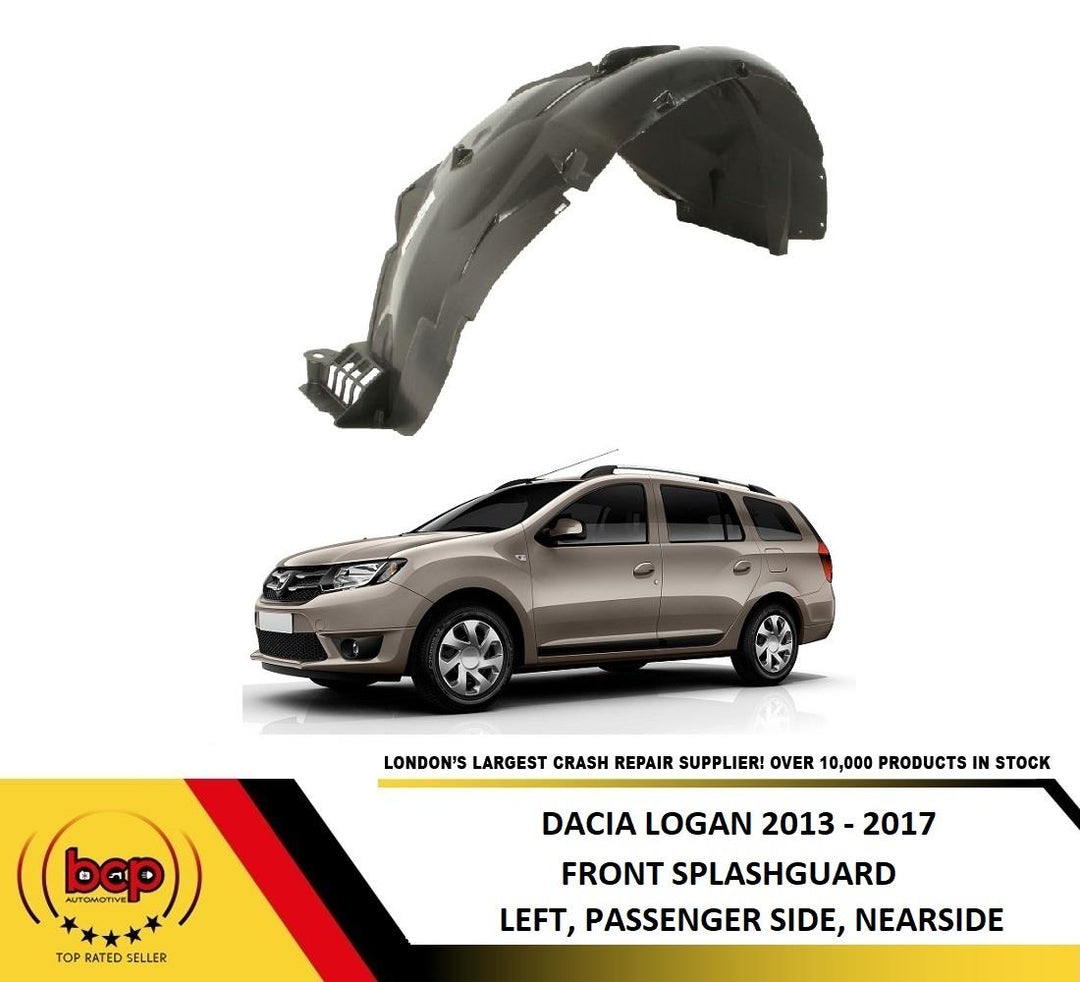 DACIA LOGAN 2013 - 2017 FRONT SPLASHGUARD WHEEL ARCH LINER INNER FENDER LEFT