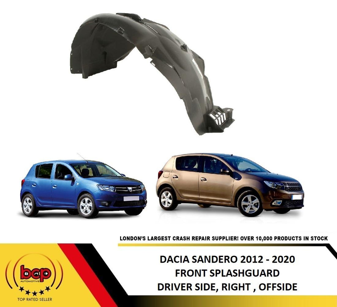 DACIA SANDERO 2013 - 2017 FRONT SPLASHGUARD WHEEL ARCH LINER INNER FENDER RIGHT