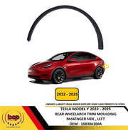 TESLA MODEL Y 2022-2025 REAR WHEEL ARCH TRIM MOULDING PASSENGER LEFT 168386100A