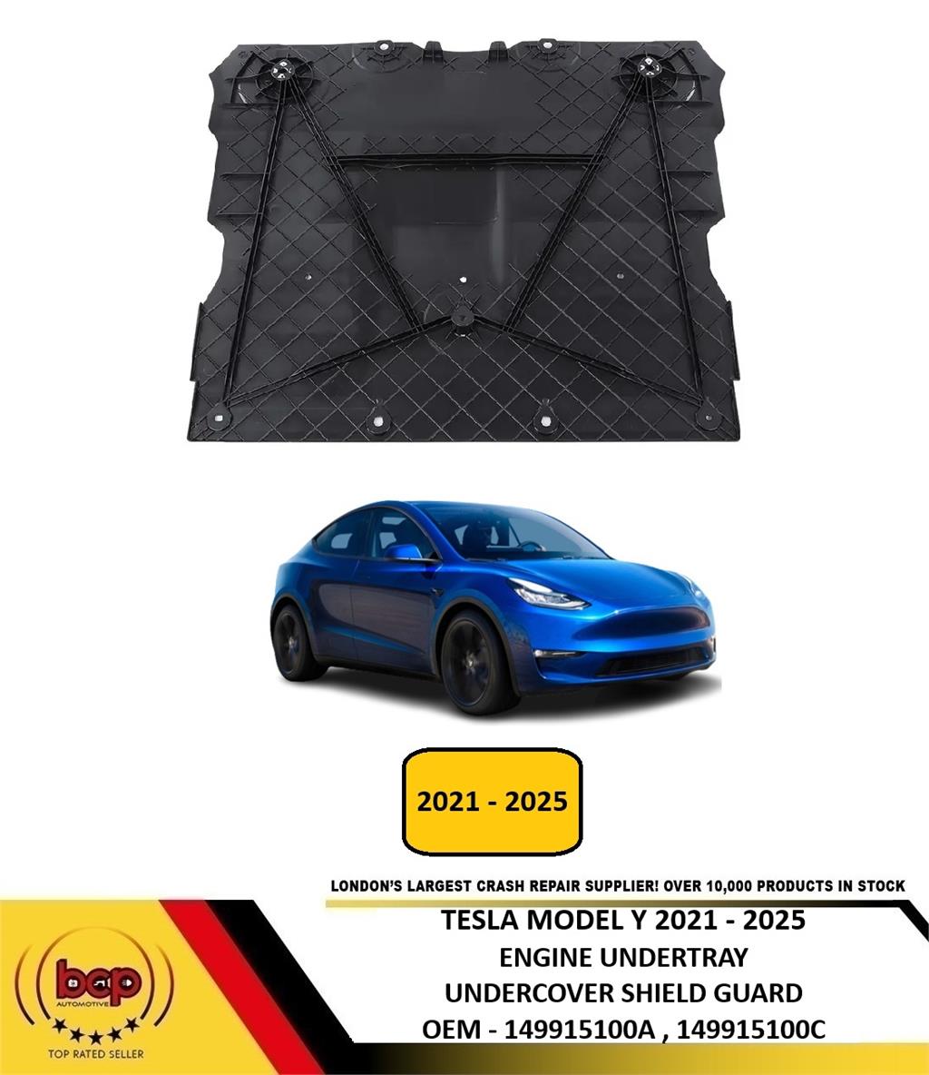 TESLA MODEL Y 2021 -2025 ENGINE UNDERTRAY UNDERCOVER SHIELD GUARD NEW 149915100A