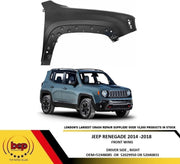 JEEP RENEGADE 2014 -2018 FRONT WING DRIVER SIDE FENDER PANEL RIGHT PRIMED