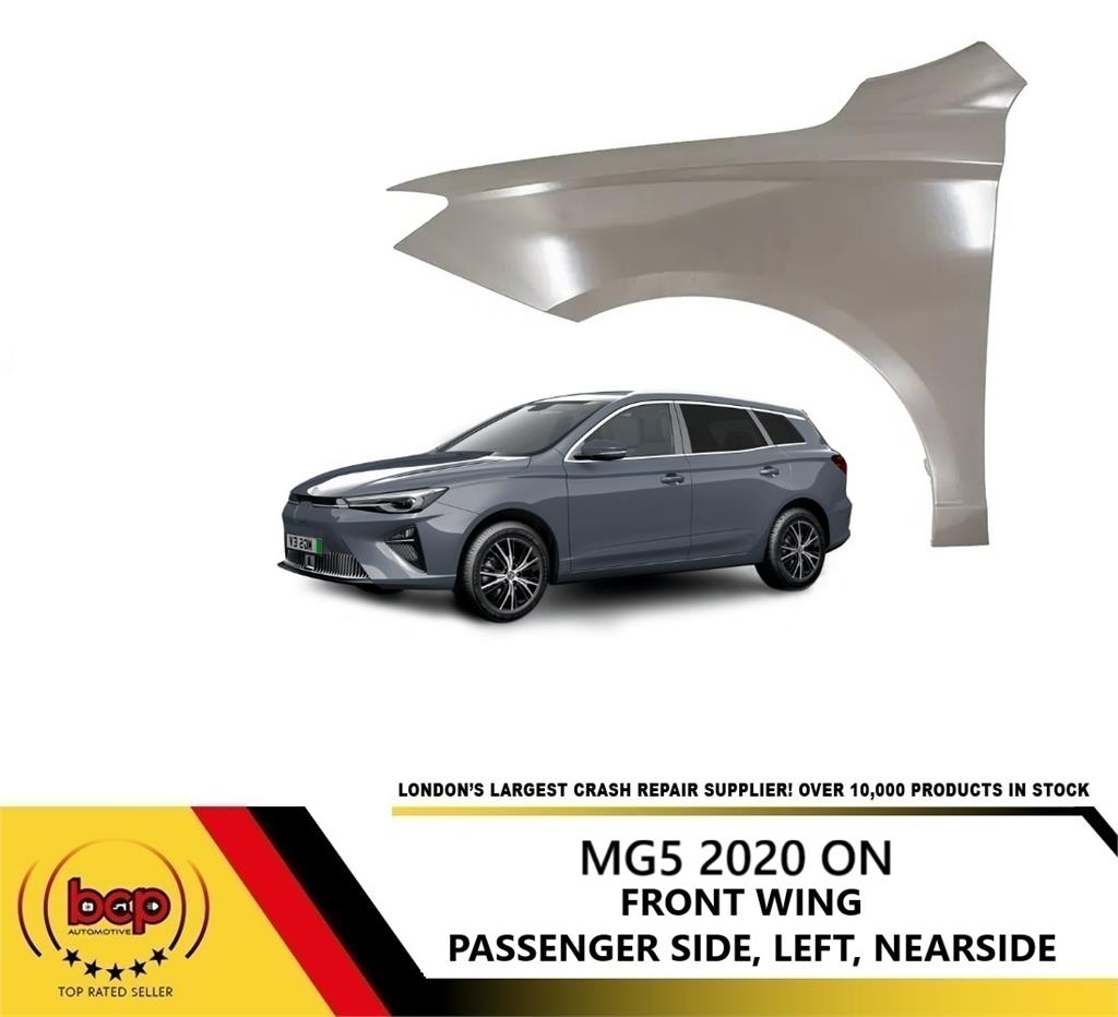 MG 5 2020 ON FRONT WING FENDER PANEL PRIMED PASSENGER SIDE LEFT PASSENGER SIDE