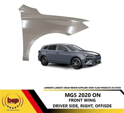MG 5 2022  ON FRONT WING FENDER PANEL PRIMED DRIVER SIDE RIGHT OEM QUALITY